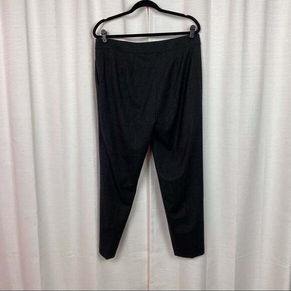 St.John Gray Black Wool Emma Trousers Sz.12 - Picture 9 of 13